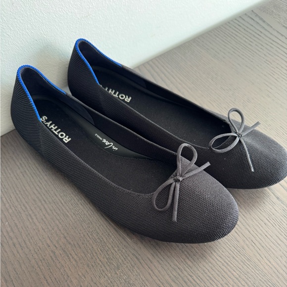 Rothy's The Ballet Flat black women's 13 new flats fall round toe knit flats